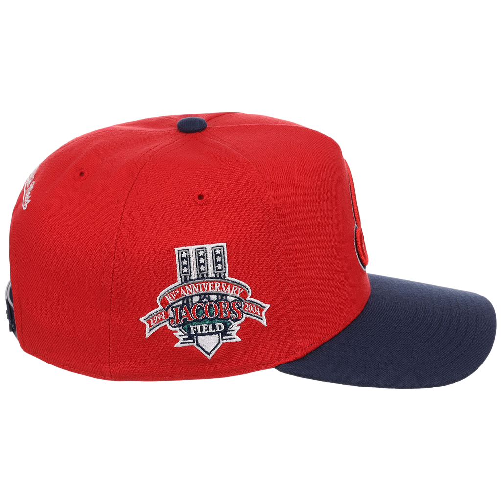 Cleveland Indians Mitchell & Ness MLB 'Era Flip' Heritage Series Pro Pinch - Red/Navy