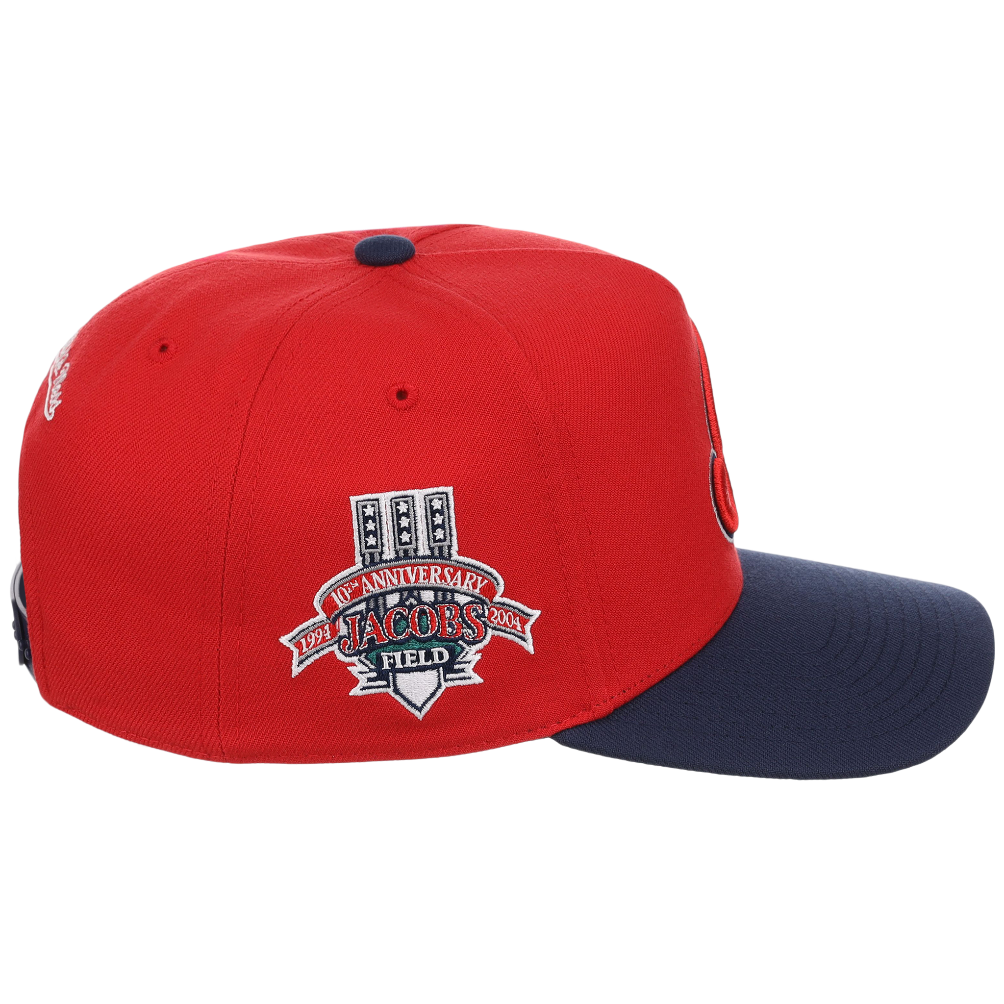 Cleveland Indians Mitchell & Ness MLB 'Era Flip' Heritage Series Pro Pinch - Red/Navy
