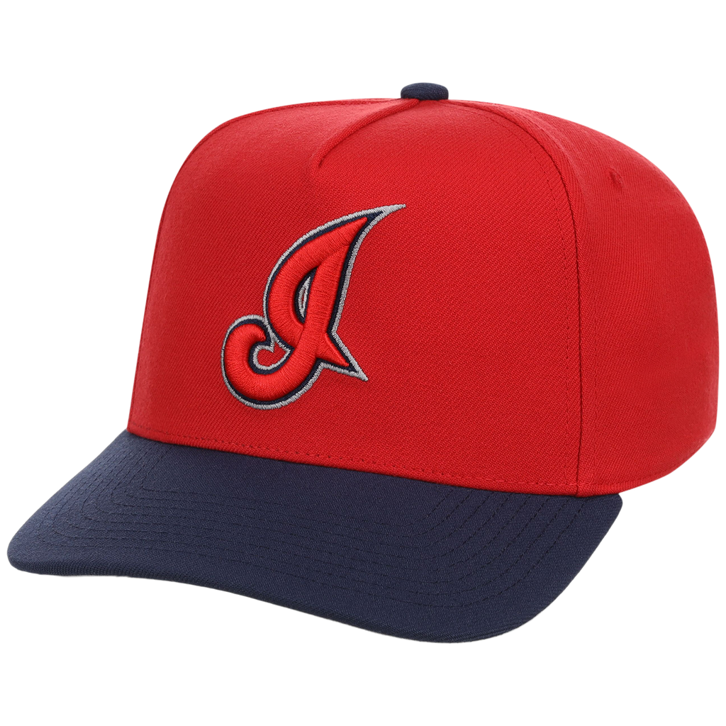 Cleveland Indians Mitchell & Ness MLB 'Era Flip' Heritage Series Pro Pinch - Red/Navy