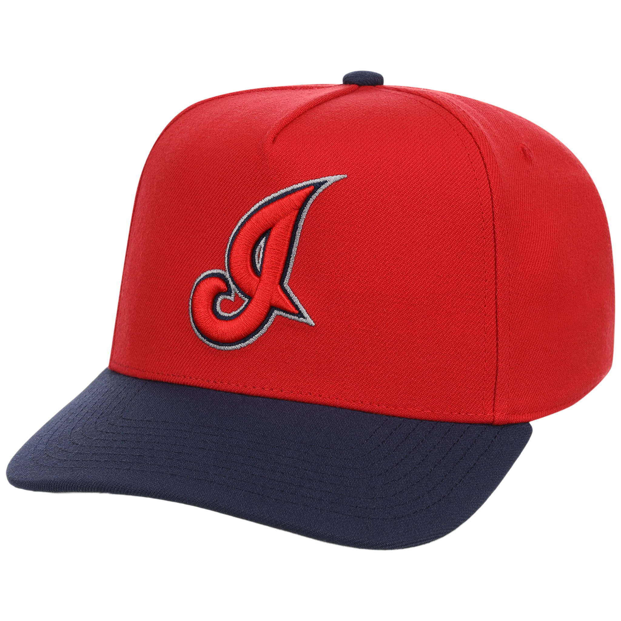Cleveland Indians Mitchell & Ness MLB 'Era Flip' Heritage Series Pro Pinch - Red/Navy