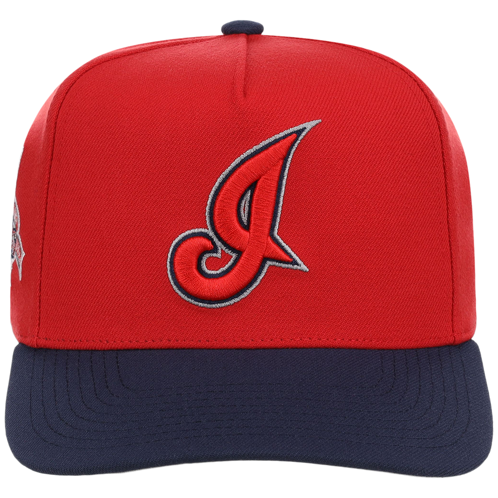 Cleveland Indians Mitchell & Ness MLB 'Era Flip' Heritage Series Pro Pinch - Red/Navy