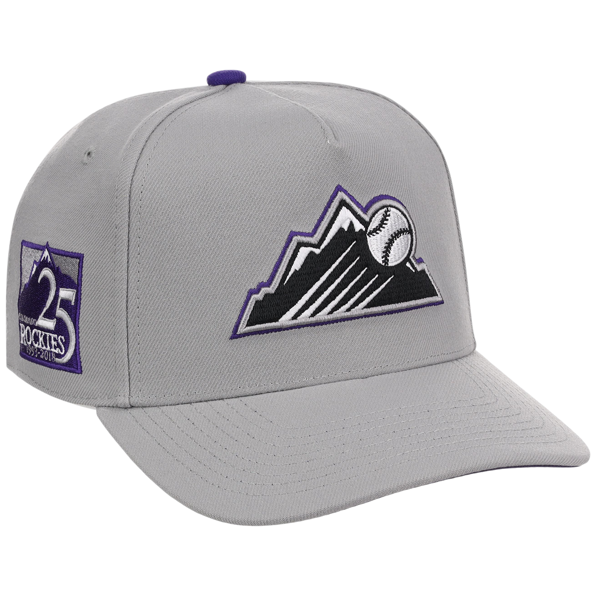 Colorado Rockies Mitchell & Ness MLB 'Era Flip' Heritage Series Pro Pinch - Grey/Grey