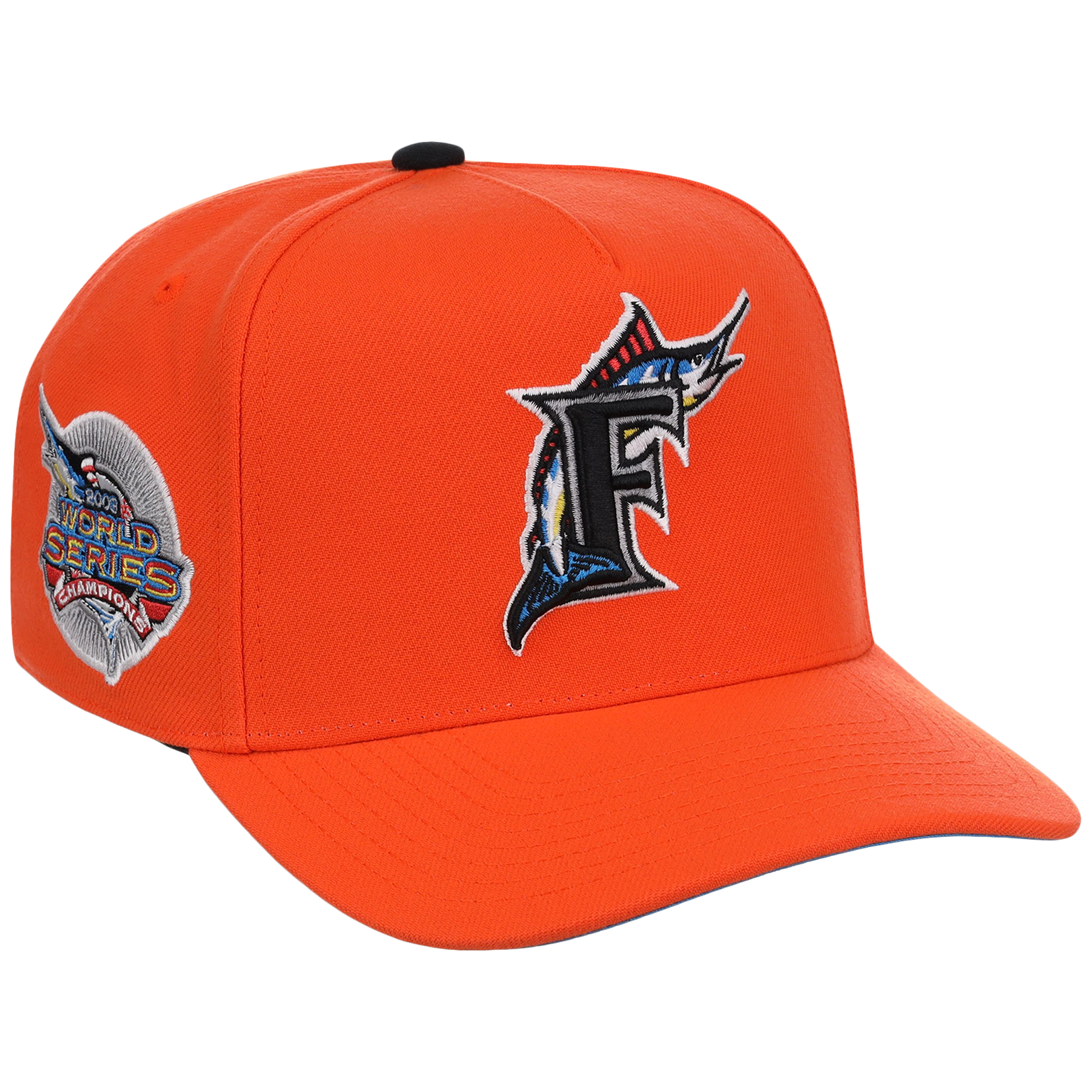 Florida Marlins Mitchell & Ness MLB 'Era Flip' Heritage Series Pro Pinch - Orange/Orange