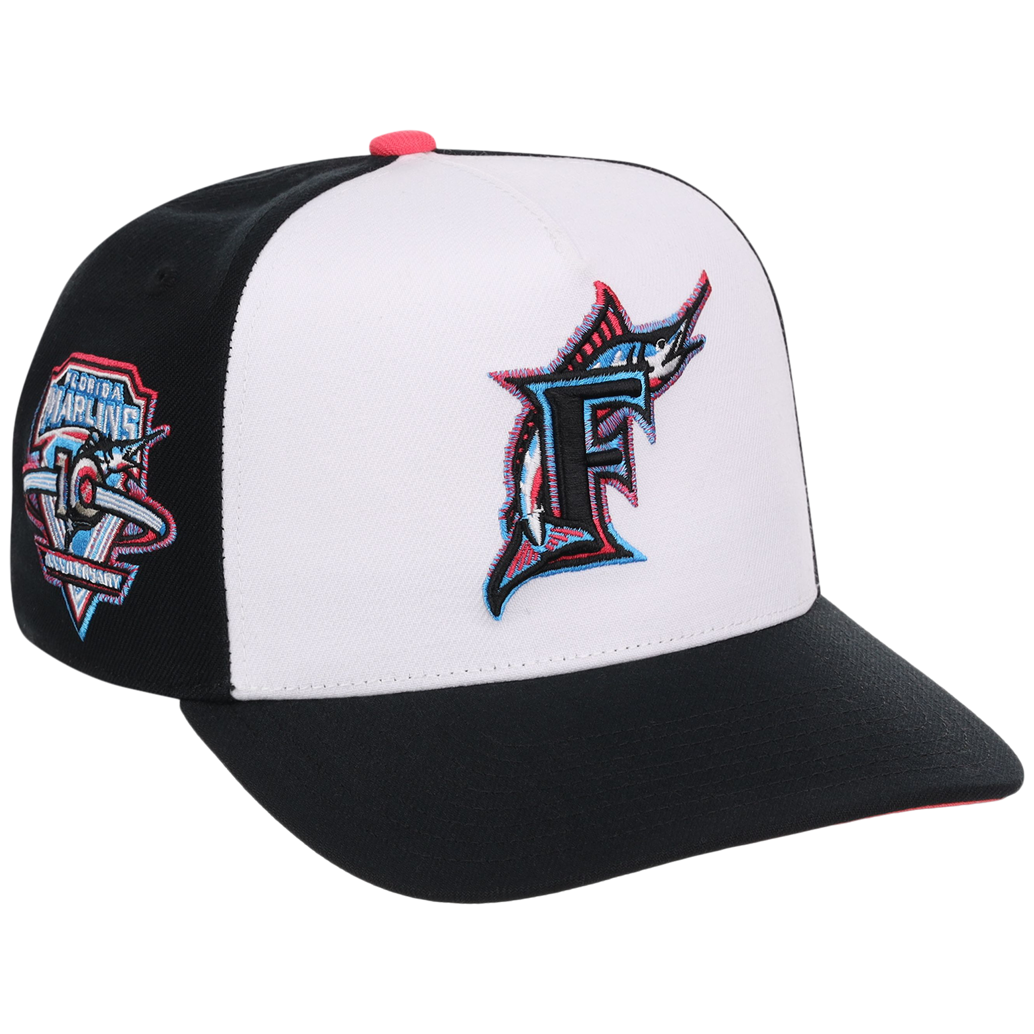 Florida Marlins Mitchell & Ness MLB 'Era Flip' Heritage Series Pro Pinch - White/Black