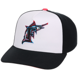 Florida Marlins Mitchell & Ness MLB 'Era Flip' Heritage Series Pro Pinch - White/Black