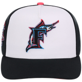 Florida Marlins Mitchell & Ness MLB 'Era Flip' Heritage Series Pro Pinch - White/Black
