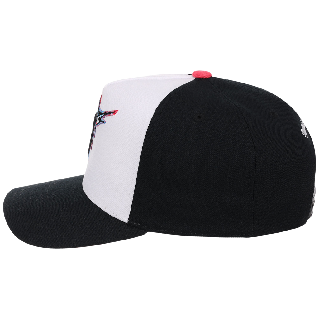 Florida Marlins Mitchell & Ness MLB 'Era Flip' Heritage Series Pro Pinch - White/Black