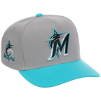 Miami Marlins Mitchell & Ness MLB 'Era Flip' Heritage Series Pro Pinch - Grey/Teal