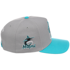 Miami Marlins Mitchell & Ness MLB 'Era Flip' Heritage Series Pro Pinch - Grey/Teal