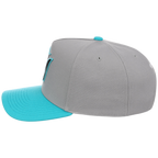 Miami Marlins Mitchell & Ness MLB 'Era Flip' Heritage Series Pro Pinch - Grey/Teal