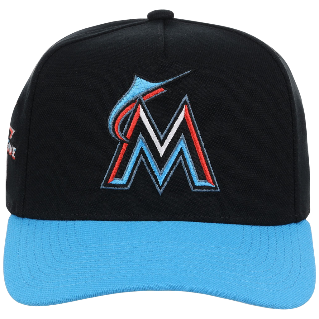 Miami Marlins Mitchell & Ness MLB 'Era Flip' Heritage Series Pro Pinch - Black/Blue