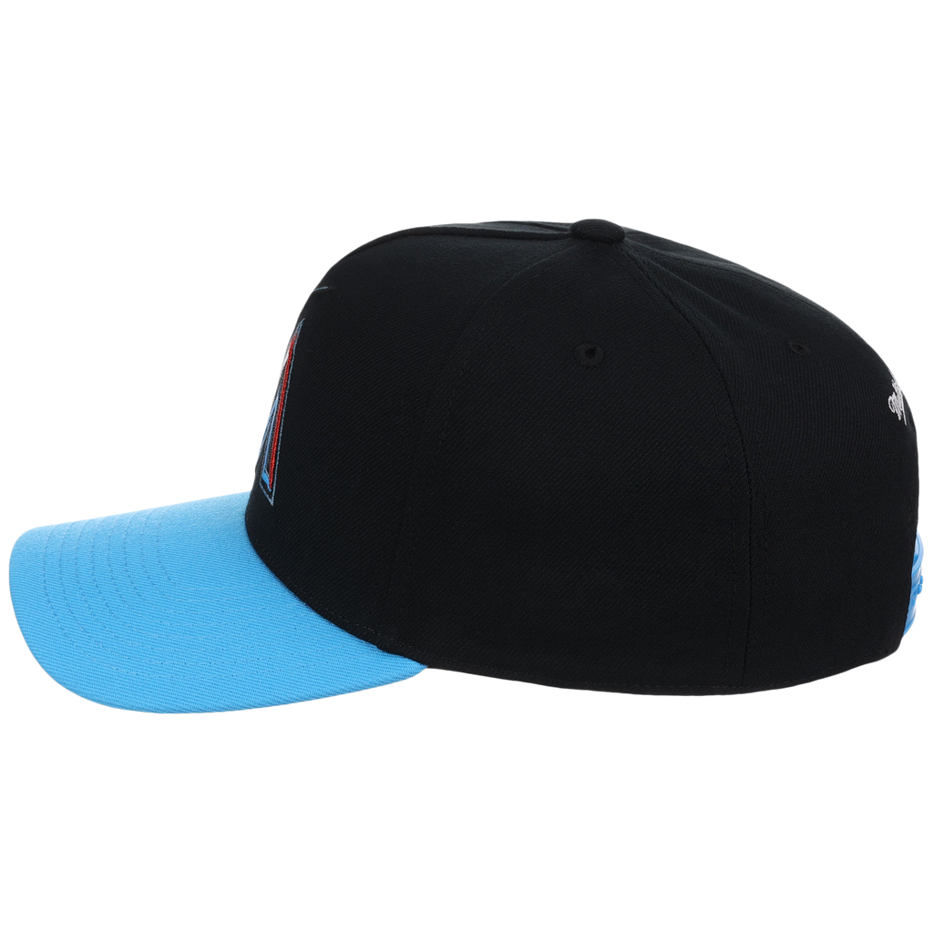 Miami Marlins Mitchell & Ness MLB 'Era Flip' Heritage Series Pro Pinch - Black/Blue