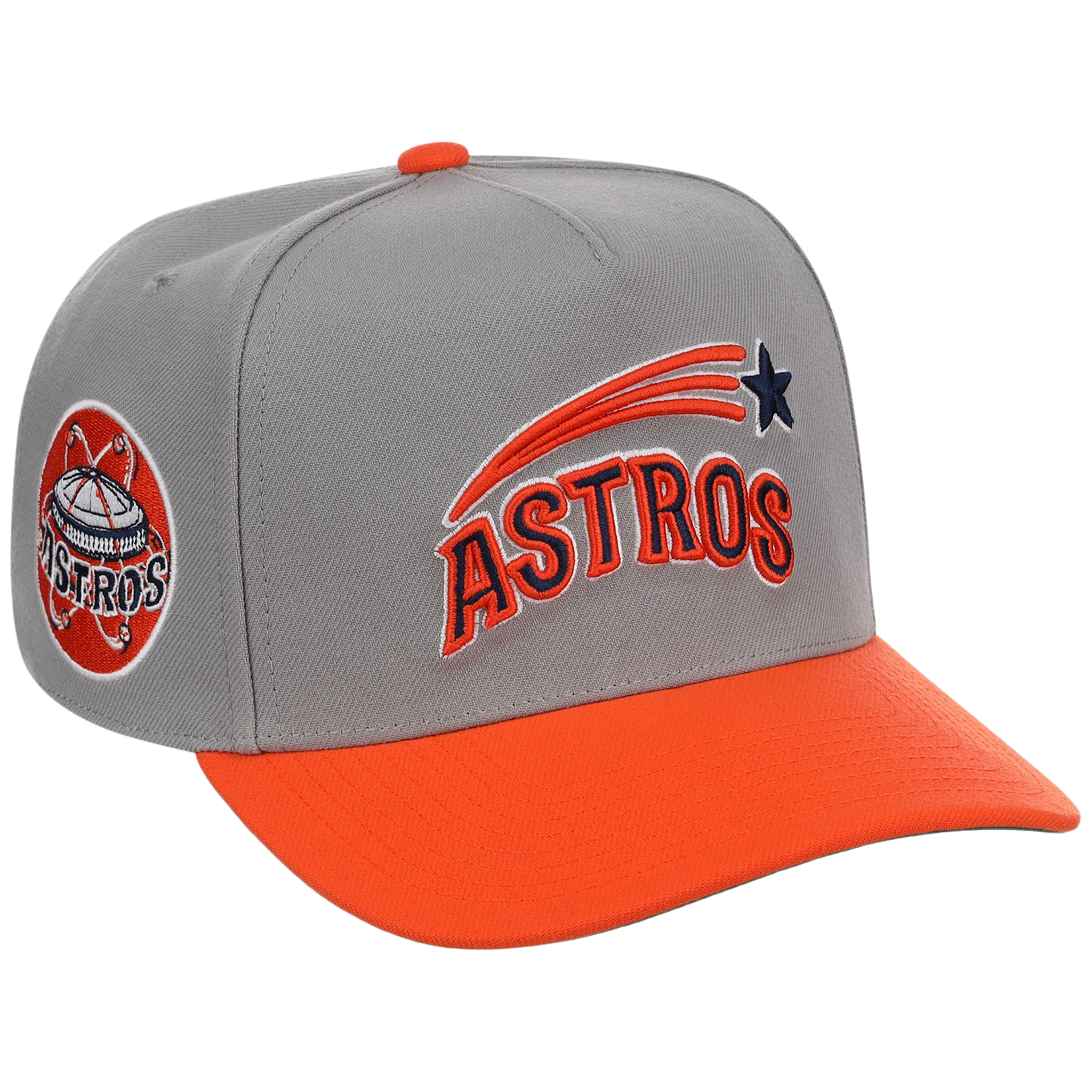 Houston Astros Mitchell & Ness MLB 'Era Flip' Heritage Series Pro Pinch - Grey/Orange