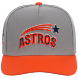 Houston Astros Mitchell & Ness MLB 'Era Flip' Heritage Series Pro Pinch - Grey/Orange