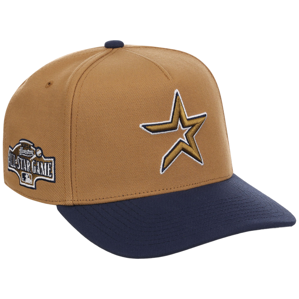 Houston Astros Mitchell & Ness MLB 'Era Flip' Heritage Series Pro Pinch - Tan/Navy