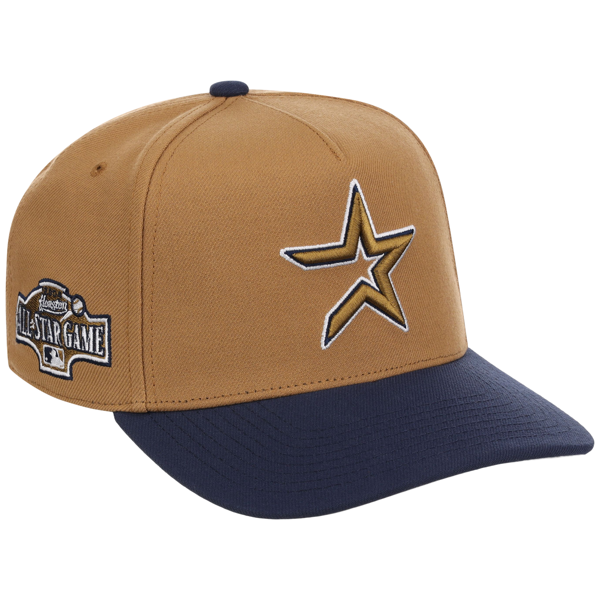 Houston Astros Mitchell & Ness MLB 'Era Flip' Heritage Series Pro Pinch - Tan/Navy
