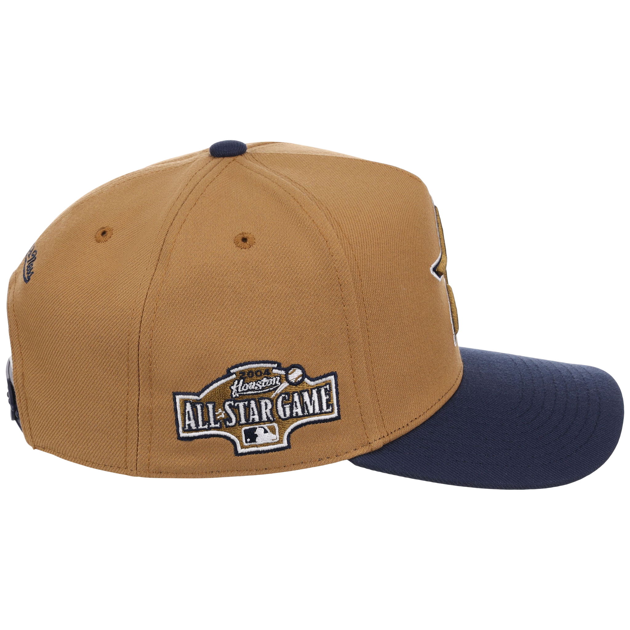 Houston Astros Mitchell & Ness MLB 'Era Flip' Heritage Series Pro Pinch - Tan/Navy