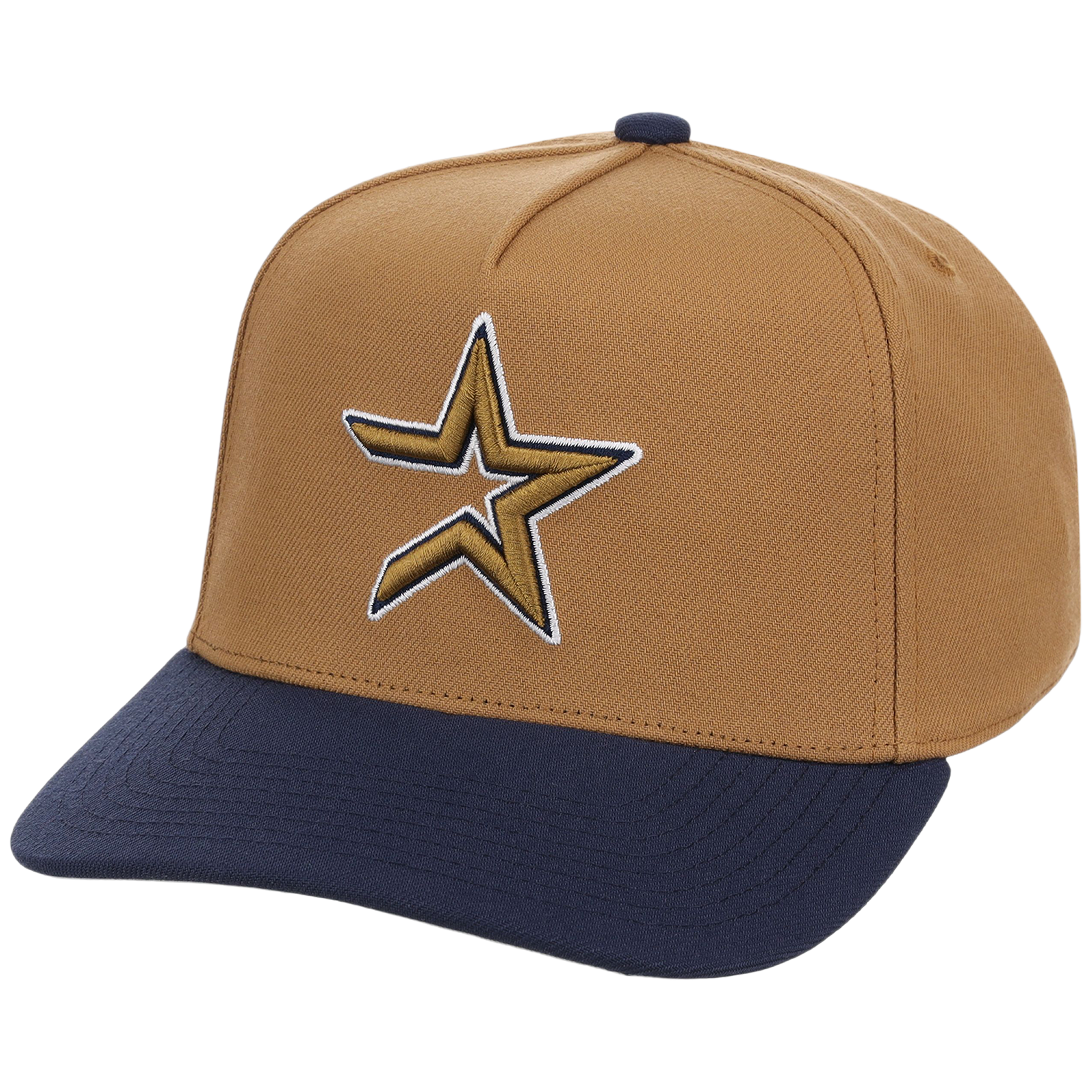 Houston Astros Mitchell & Ness MLB 'Era Flip' Heritage Series Pro Pinch - Tan/Navy
