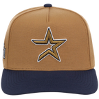 Houston Astros Mitchell & Ness MLB 'Era Flip' Heritage Series Pro Pinch - Tan/Navy