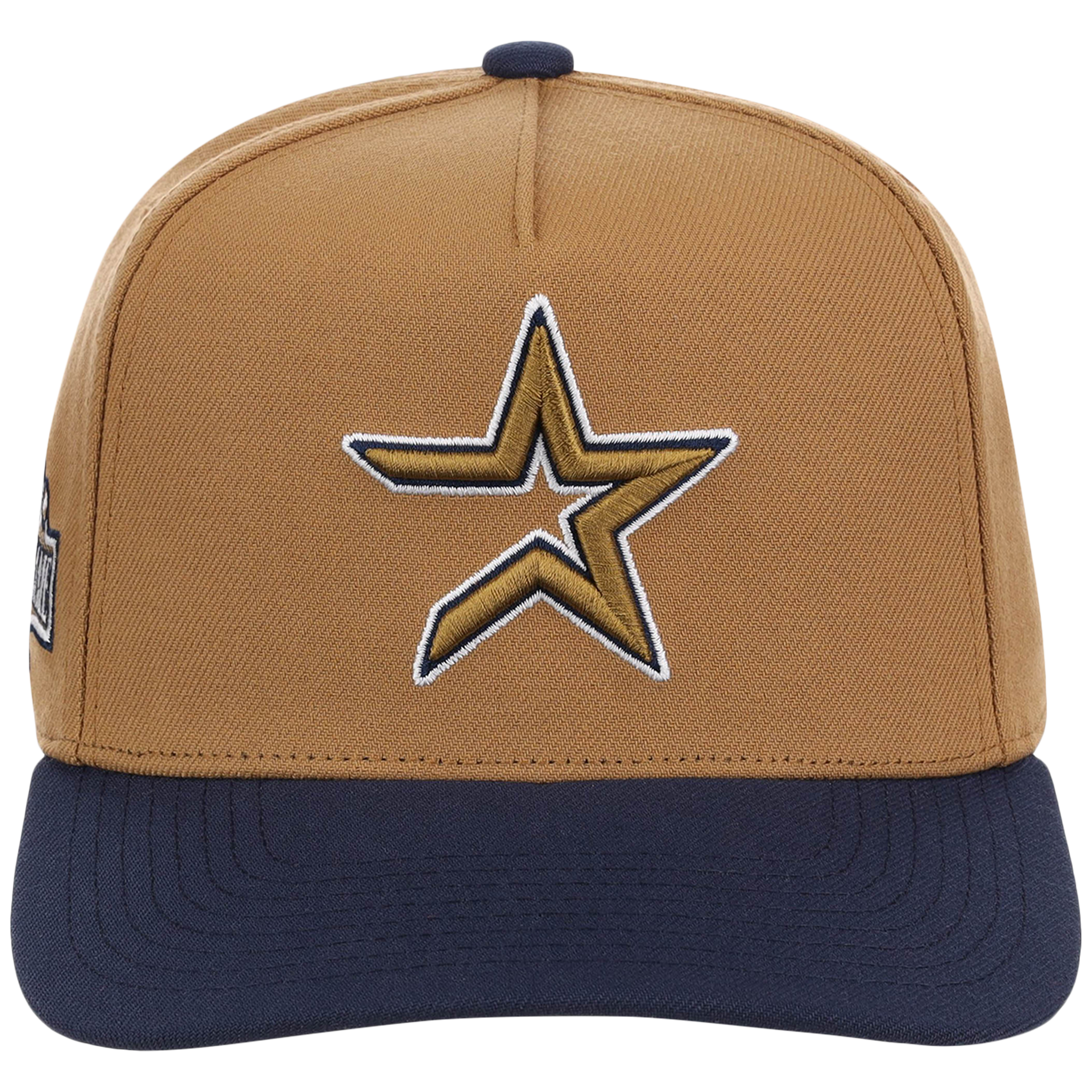 Houston Astros Mitchell & Ness MLB 'Era Flip' Heritage Series Pro Pinch - Tan/Navy