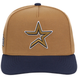 Houston Astros Mitchell & Ness MLB 'Era Flip' Heritage Series Pro Pinch - Tan/Navy