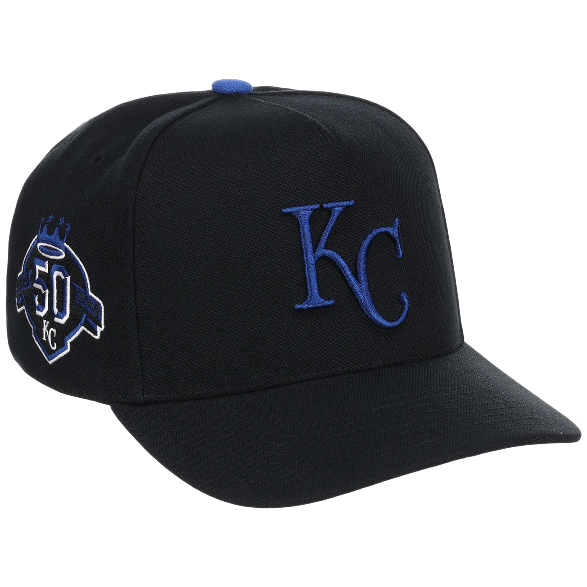 Kansas City Royals Mitchell & Ness MLB 'Era Flip' Heritage Series Pro Pinch - Black/Black
