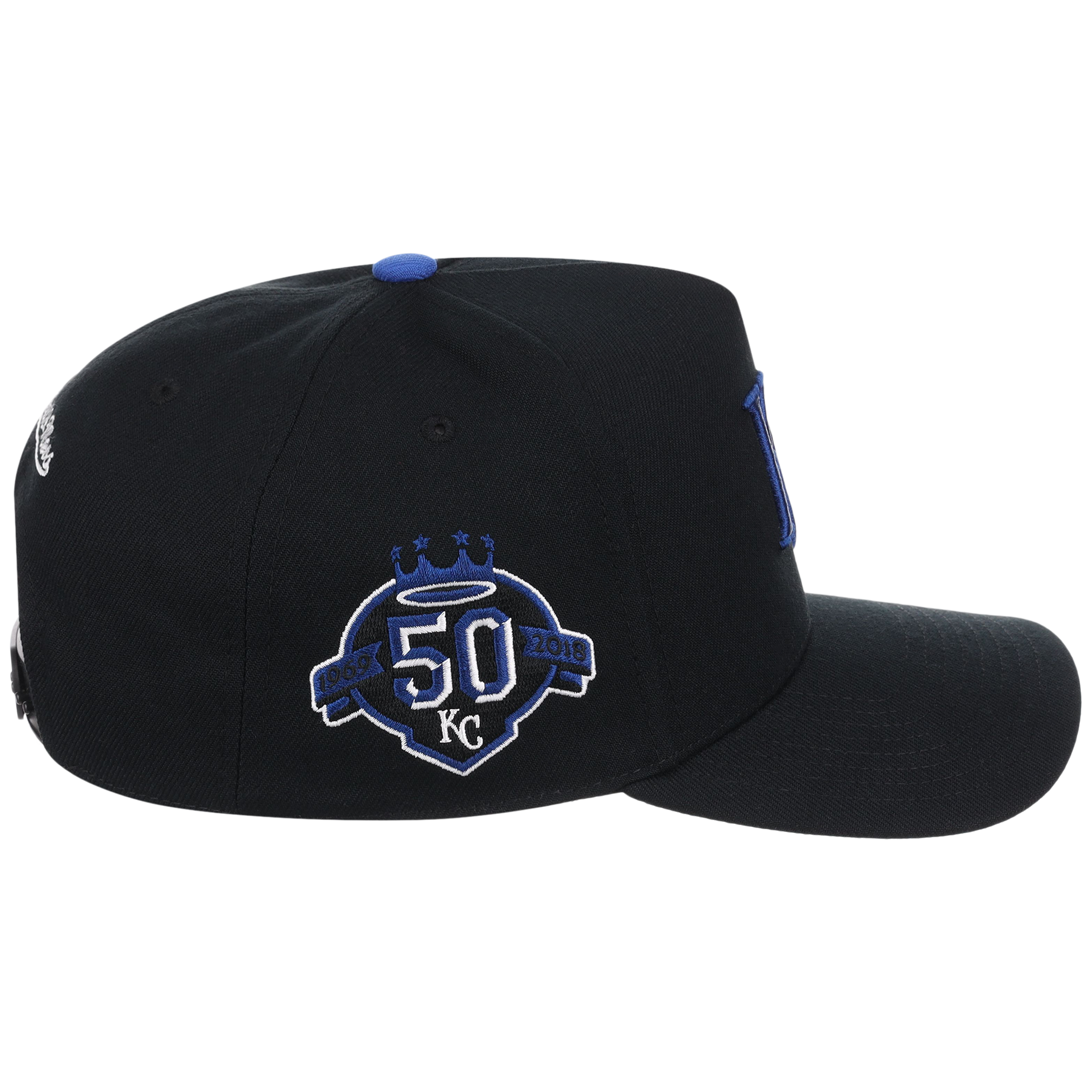 Kansas City Royals Mitchell & Ness MLB 'Era Flip' Heritage Series Pro Pinch - Black/Black