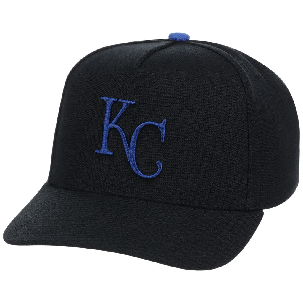 Kansas City Royals Mitchell & Ness MLB 'Era Flip' Heritage Series Pro Pinch - Black/Black