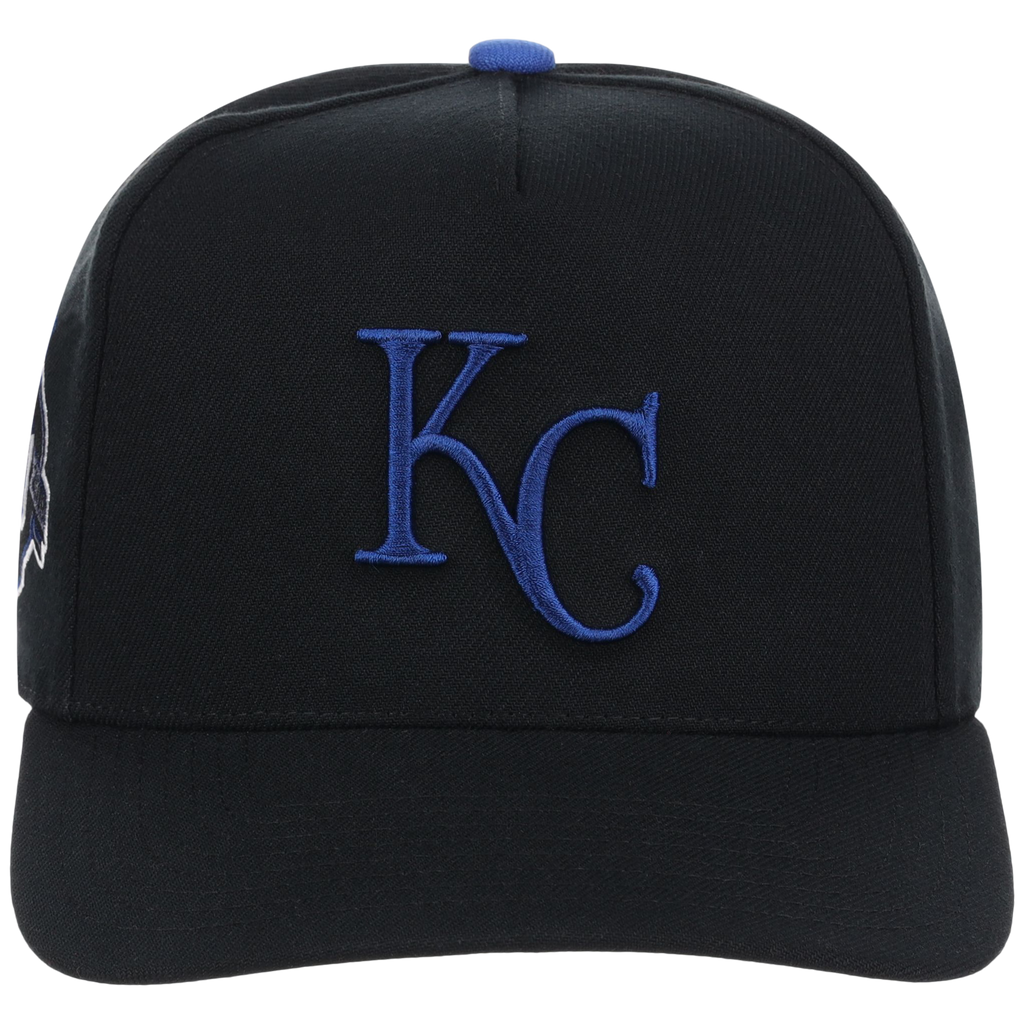 Kansas City Royals Mitchell & Ness MLB 'Era Flip' Heritage Series Pro Pinch - Black/Black