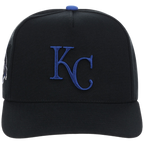 Kansas City Royals Mitchell & Ness MLB 'Era Flip' Heritage Series Pro Pinch - Black/Black