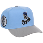 Kansas City Royals Mitchell & Ness MLB 'Era Flip' Heritage Series Pro Pinch - Sky/Gray