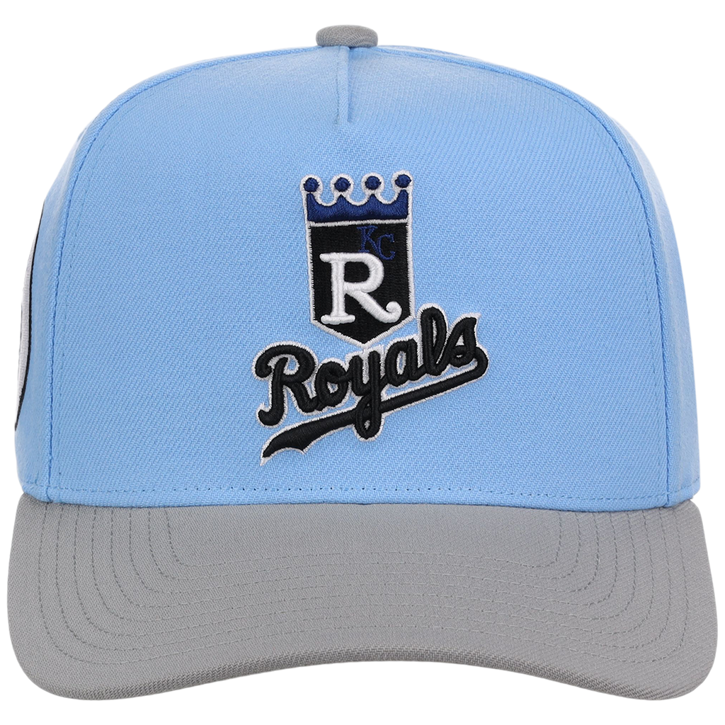 Kansas City Royals Mitchell & Ness MLB 'Era Flip' Heritage Series Pro Pinch - Sky/Gray