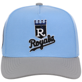 Kansas City Royals Mitchell & Ness MLB 'Era Flip' Heritage Series Pro Pinch - Sky/Gray