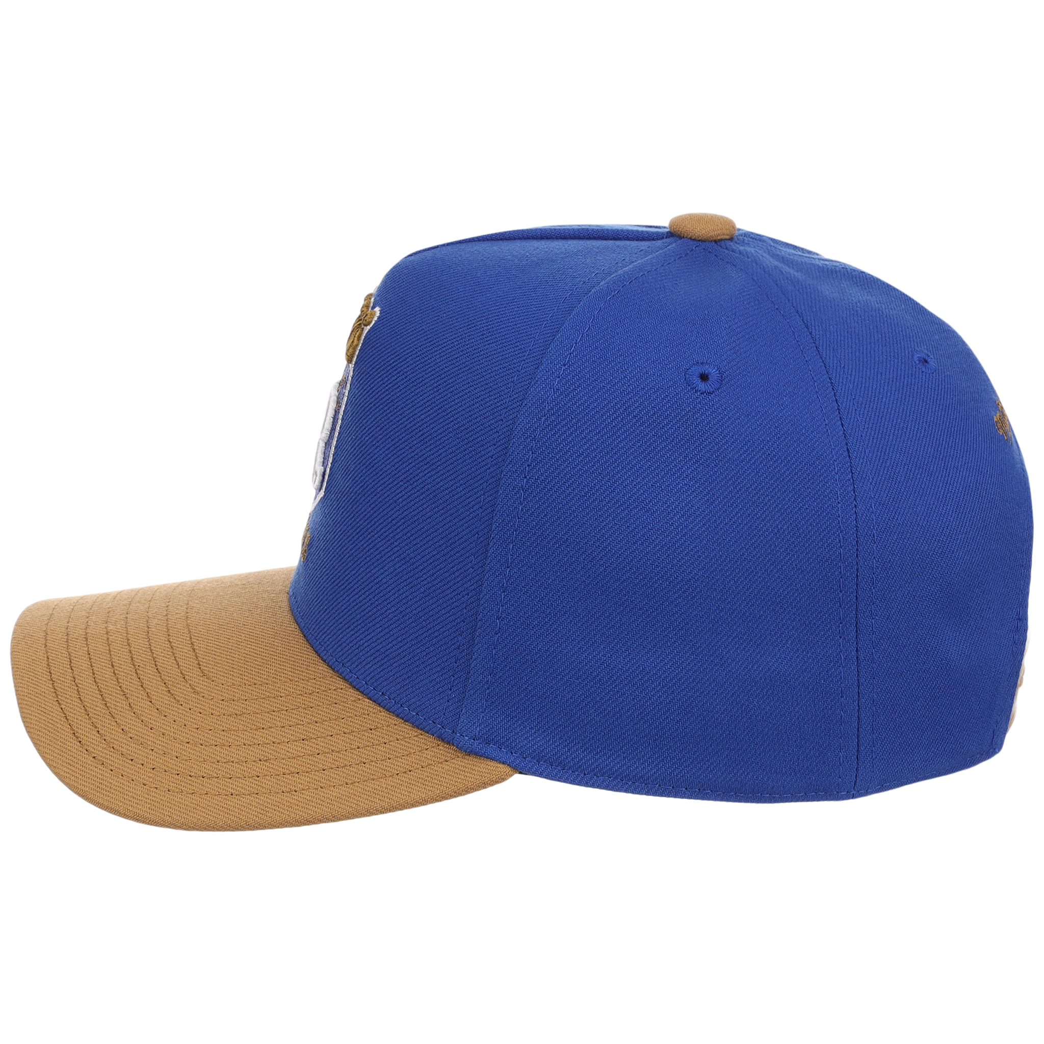 Kansas City Royals Mitchell & Ness MLB 'Era Flip' Heritage Series Pro Pinch - Royal/Tan