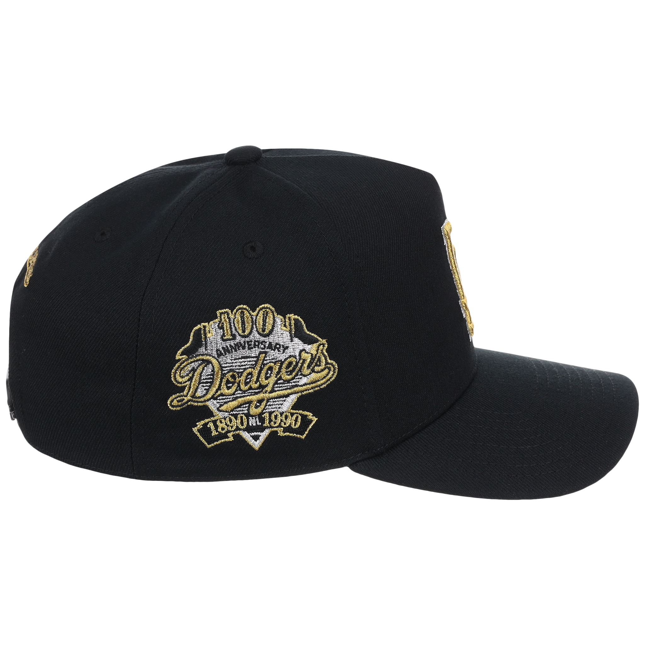 Los Angeles Dodgers Mitchell & Ness MLB 'Era Flip' Heritage Series Pro Pinch - Black/Black 1