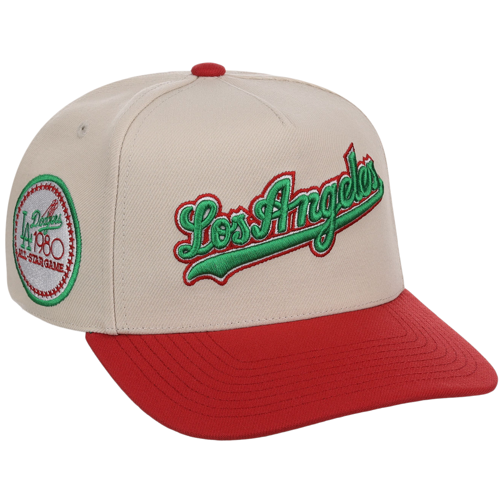 Los Angeles Dodgers Mitchell & Ness MLB 'Era Flip' Heritage Series Pro Pinch - Cream/Red
