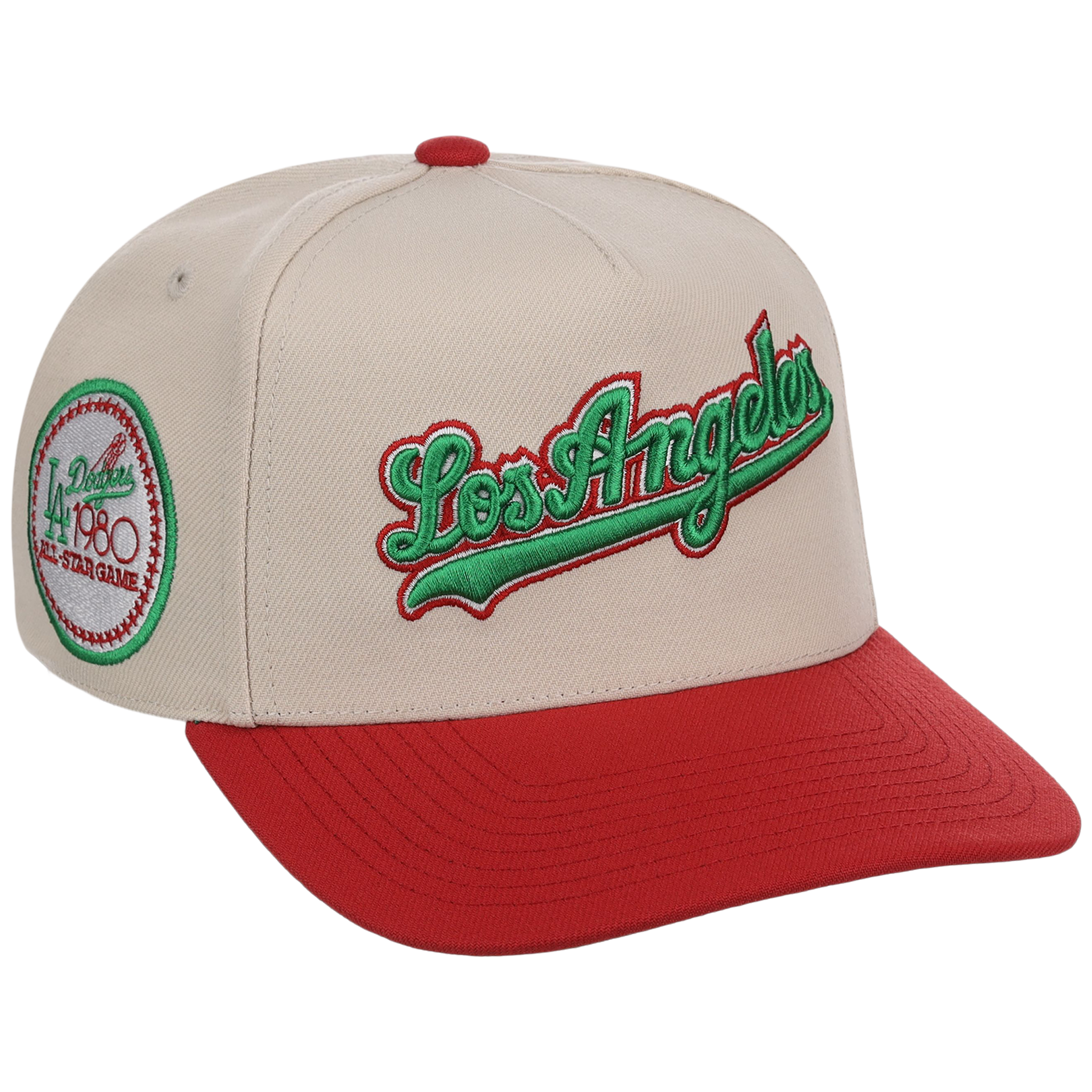 Los Angeles Dodgers Mitchell & Ness MLB 'Era Flip' Heritage Series Pro Pinch - Cream/Red