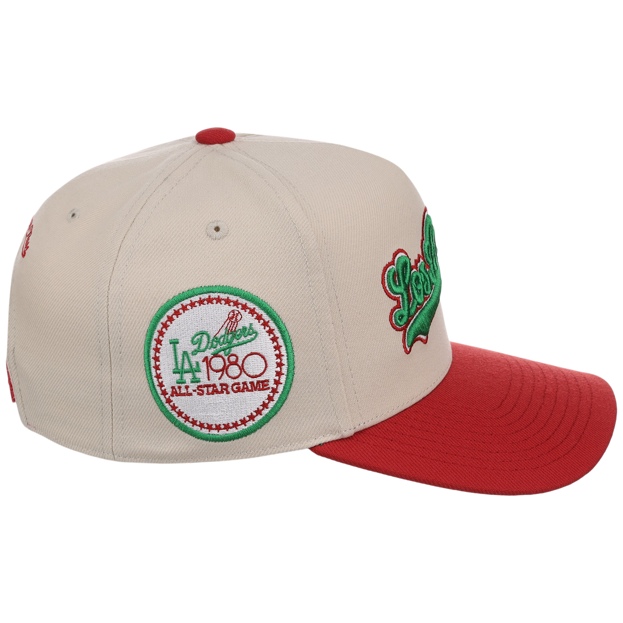 Los Angeles Dodgers Mitchell & Ness MLB 'Era Flip' Heritage Series Pro Pinch - Cream/Red