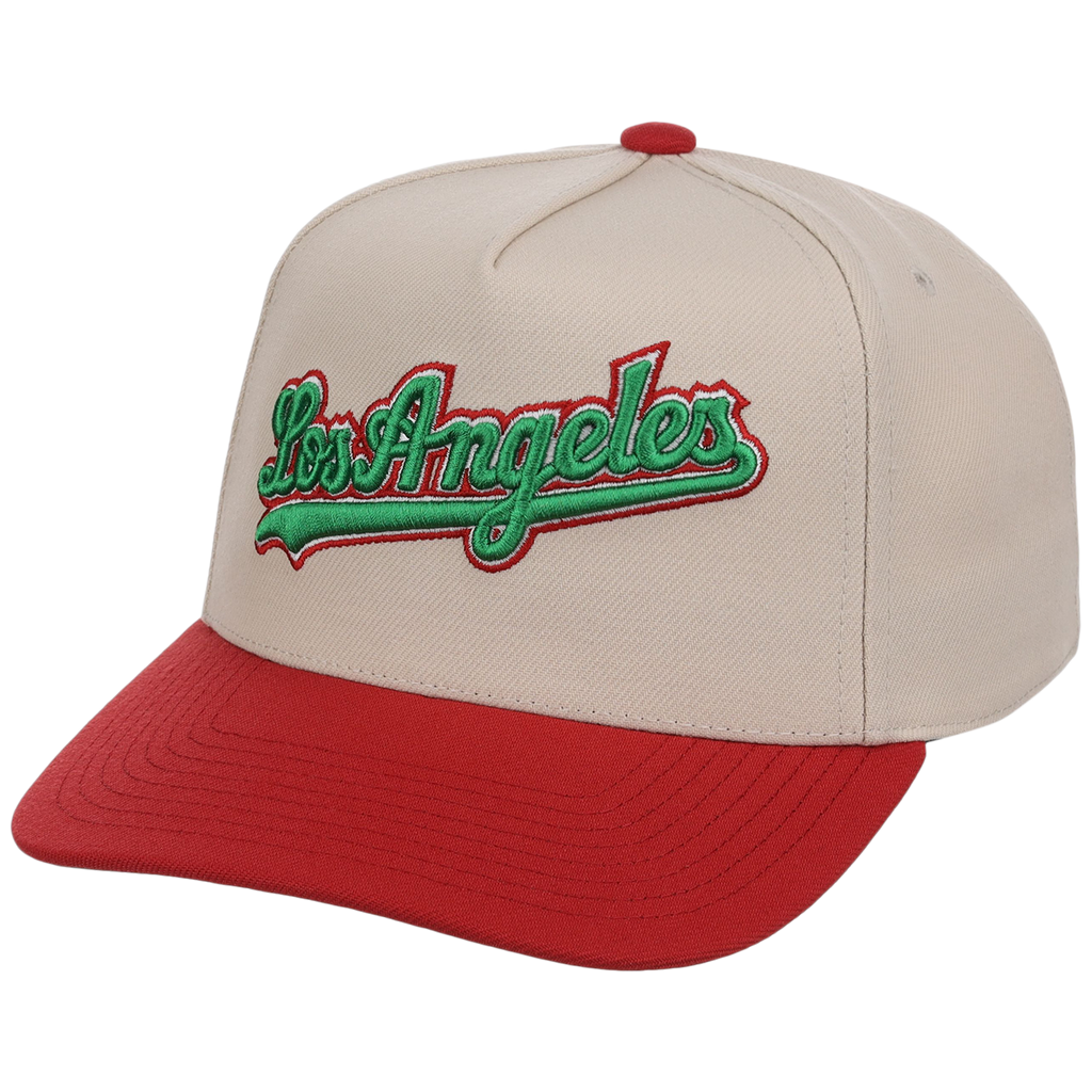 Los Angeles Dodgers Mitchell & Ness MLB 'Era Flip' Heritage Series Pro Pinch - Cream/Red