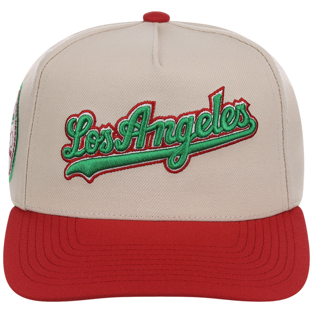 Los Angeles Dodgers Mitchell & Ness MLB 'Era Flip' Heritage Series Pro Pinch - Cream/Red