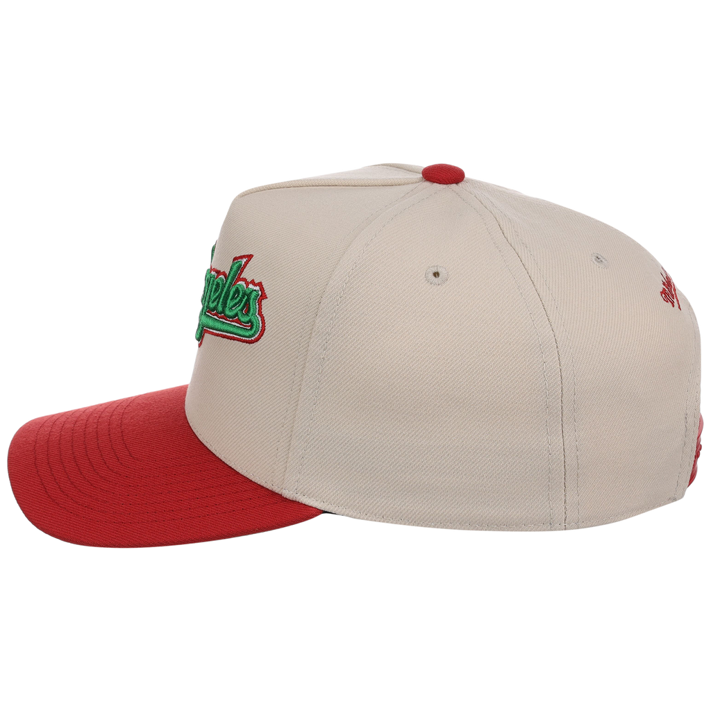 Los Angeles Dodgers Mitchell & Ness MLB 'Era Flip' Heritage Series Pro Pinch - Cream/Red