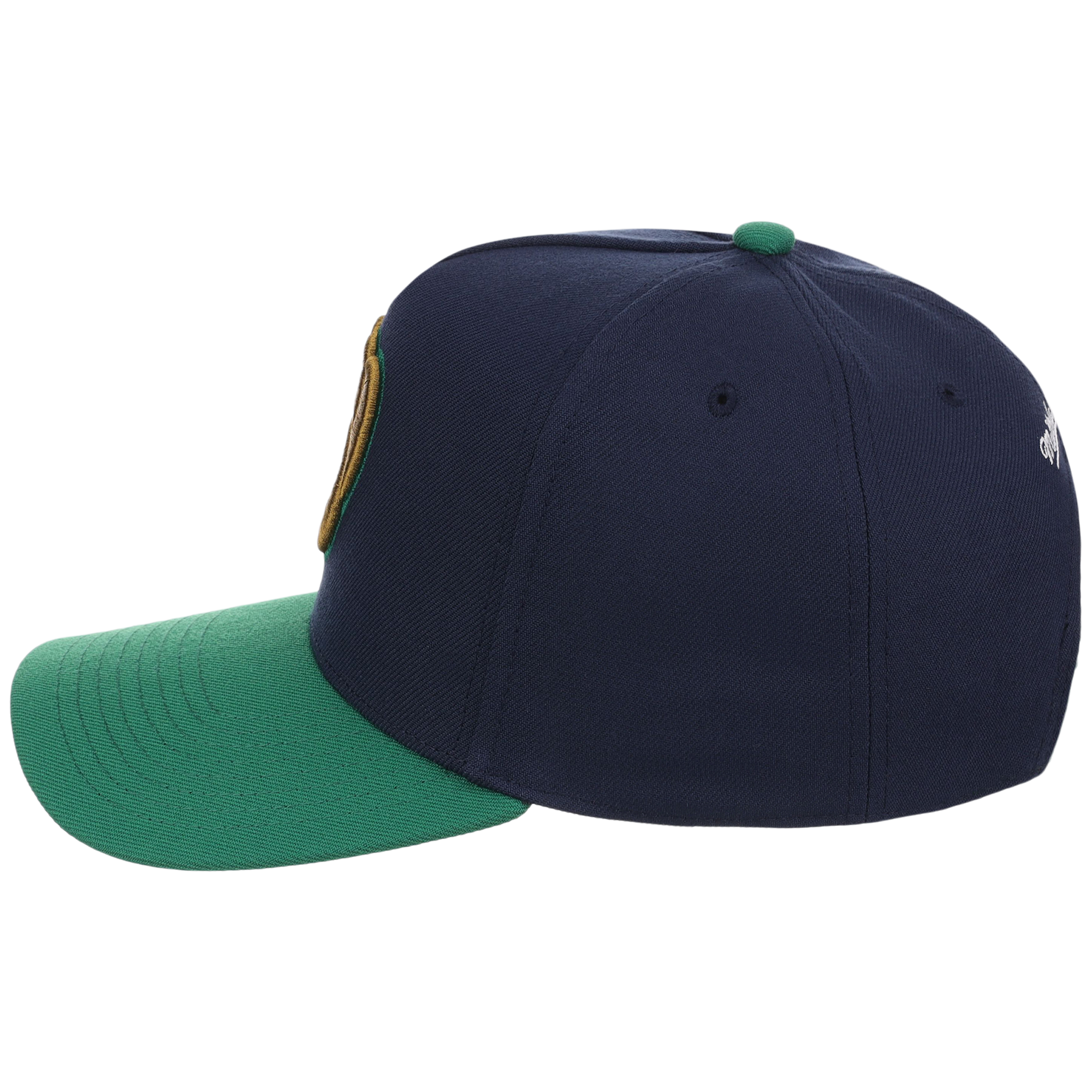 Milwaukee Brewers Mitchell & Ness MLB 'Era Flip' Heritage Series Pro Pinch - Navy/Green