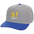 Milwaukee Brewers Mitchell & Ness MLB 'Era Flip' Heritage Series Pro Pinch - Grey/Blue