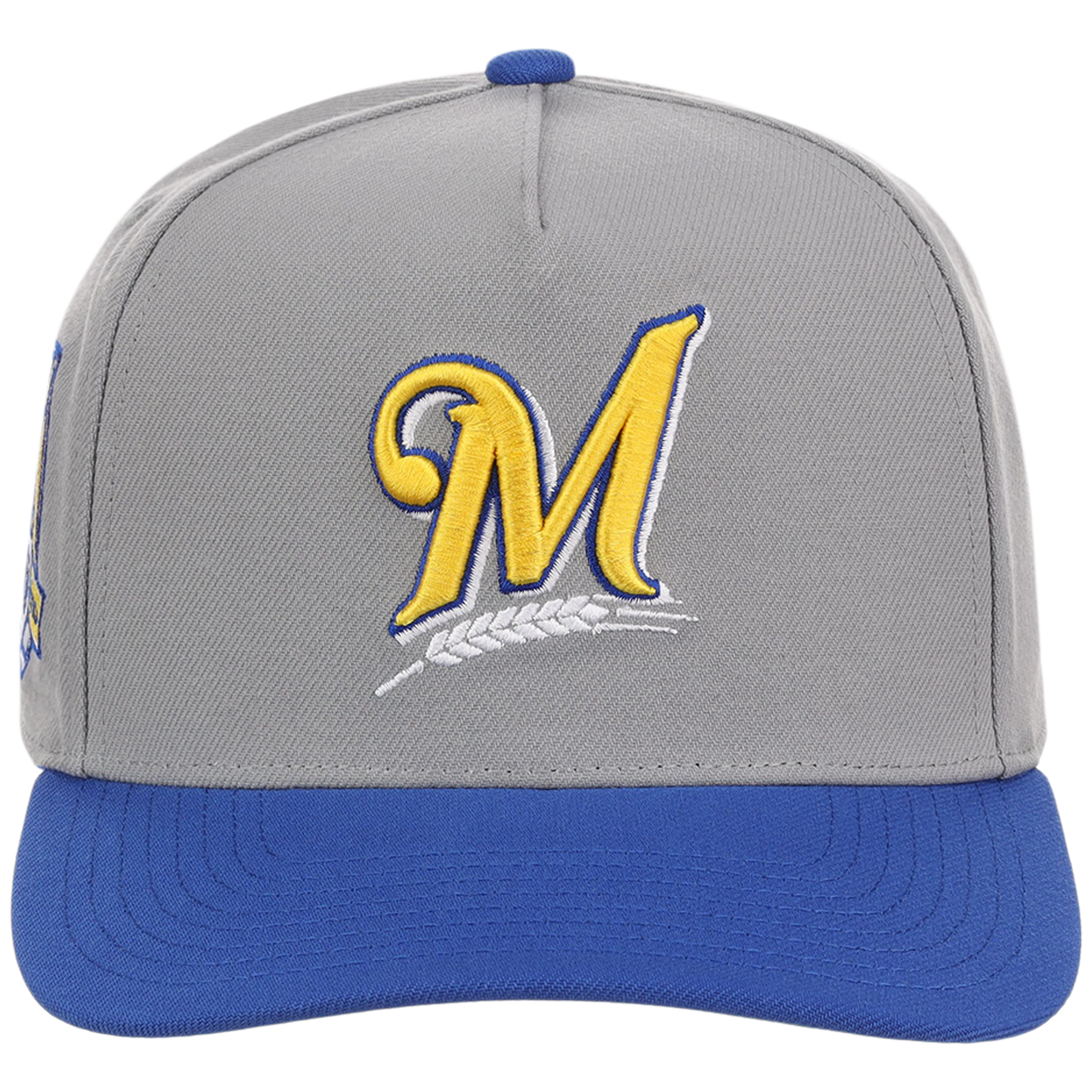 Milwaukee Brewers Mitchell & Ness MLB 'Era Flip' Heritage Series Pro Pinch - Grey/Blue
