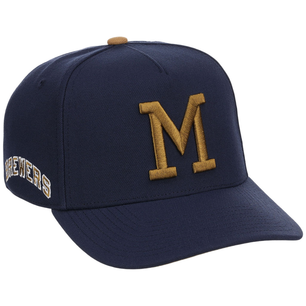 Milwaukee Brewers Mitchell & Ness MLB 'Era Flip' Heritage Series Pro Pinch - Navy/Navy