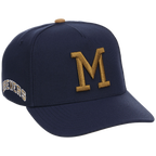 Milwaukee Brewers Mitchell & Ness MLB 'Era Flip' Heritage Series Pro Pinch - Navy/Navy