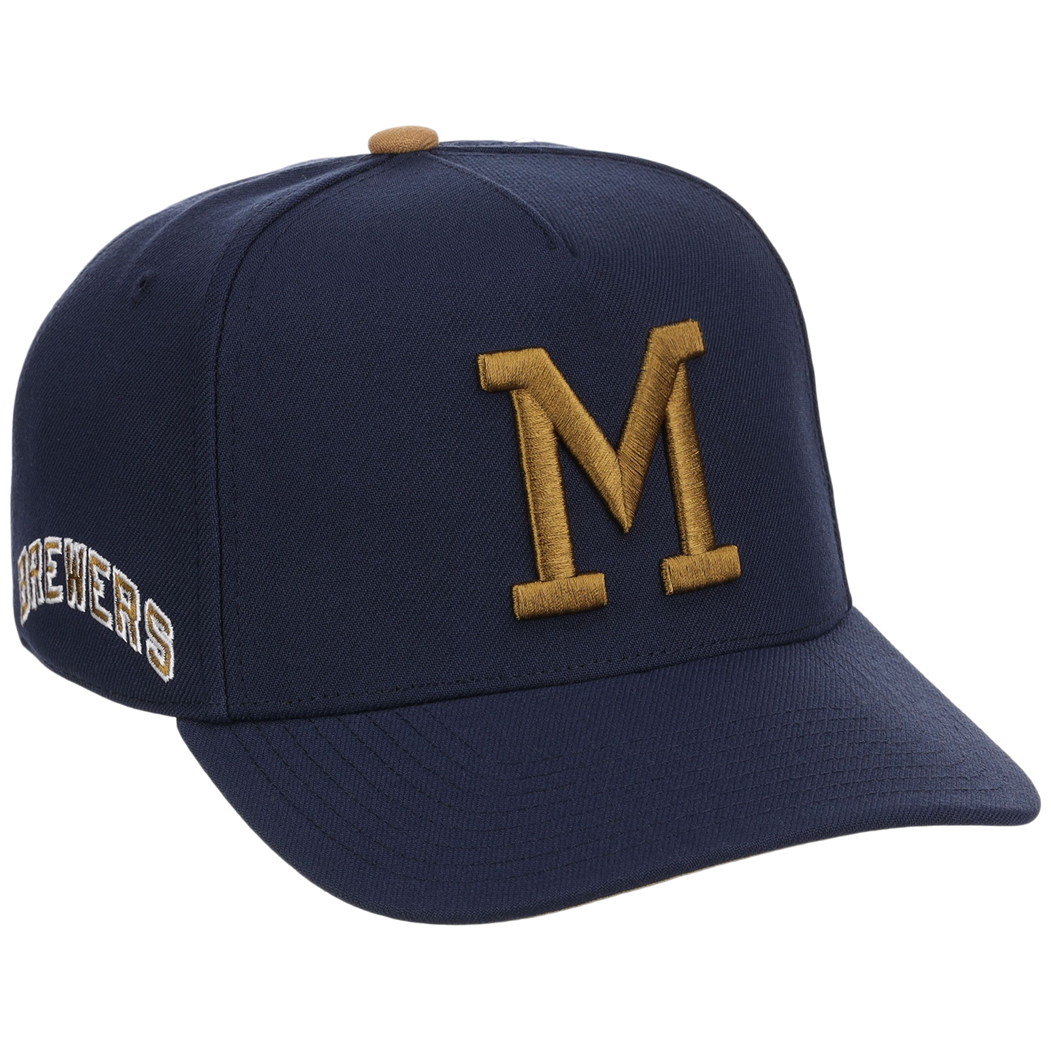 Milwaukee Brewers Mitchell & Ness MLB 'Era Flip' Heritage Series Pro Pinch - Navy/Navy