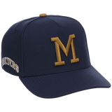 Milwaukee Brewers Mitchell & Ness MLB 'Era Flip' Heritage Series Pro Pinch - Navy/Navy