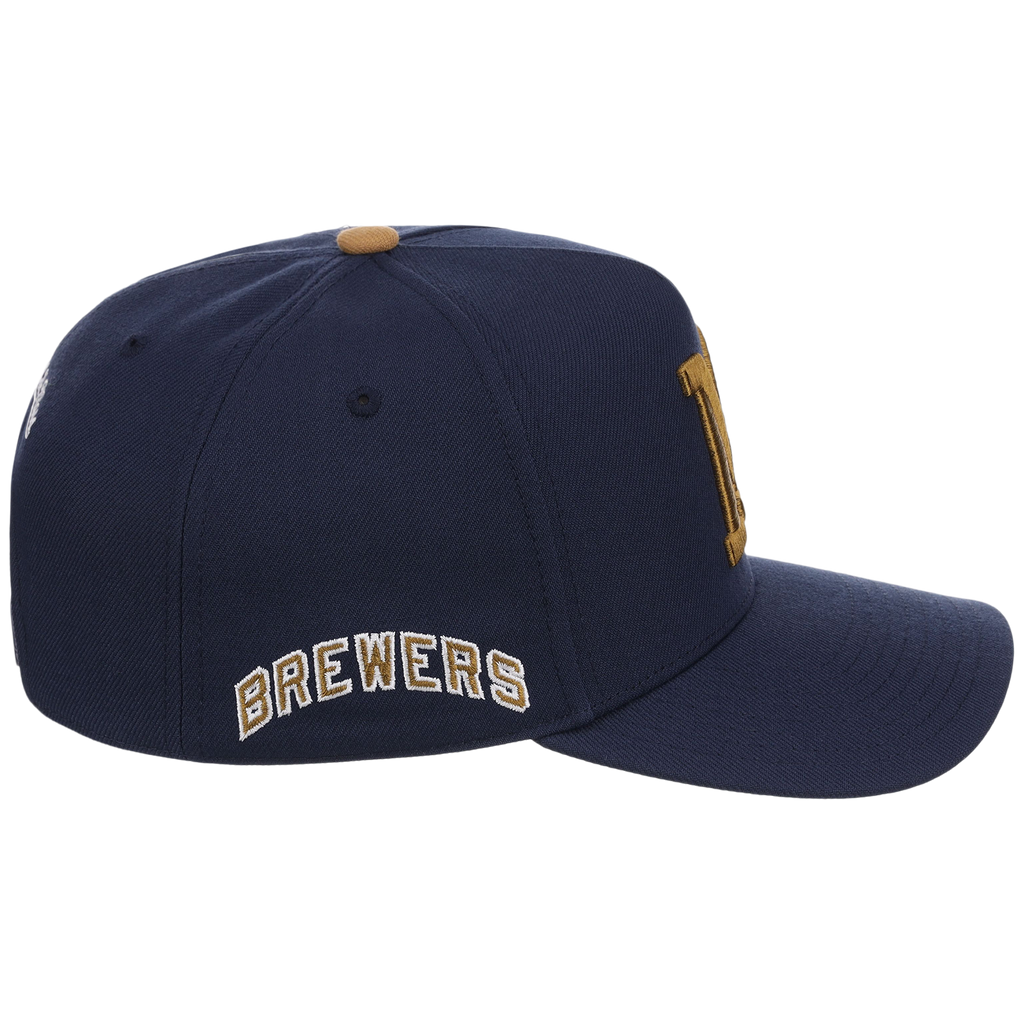 Milwaukee Brewers Mitchell & Ness MLB 'Era Flip' Heritage Series Pro Pinch - Navy/Navy