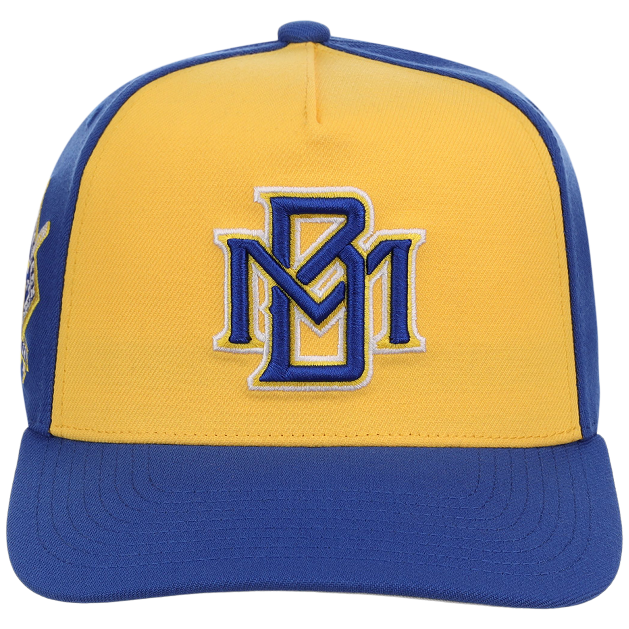 Milwaukee Brewers Mitchell & Ness MLB 'Era Flip' Heritage Series Pro Pinch - Yellow/Royal